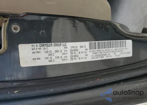 2012 Dodge Grand Caravan Crew из США, поврежденный, VIN 2C4RDGDG2CR165053